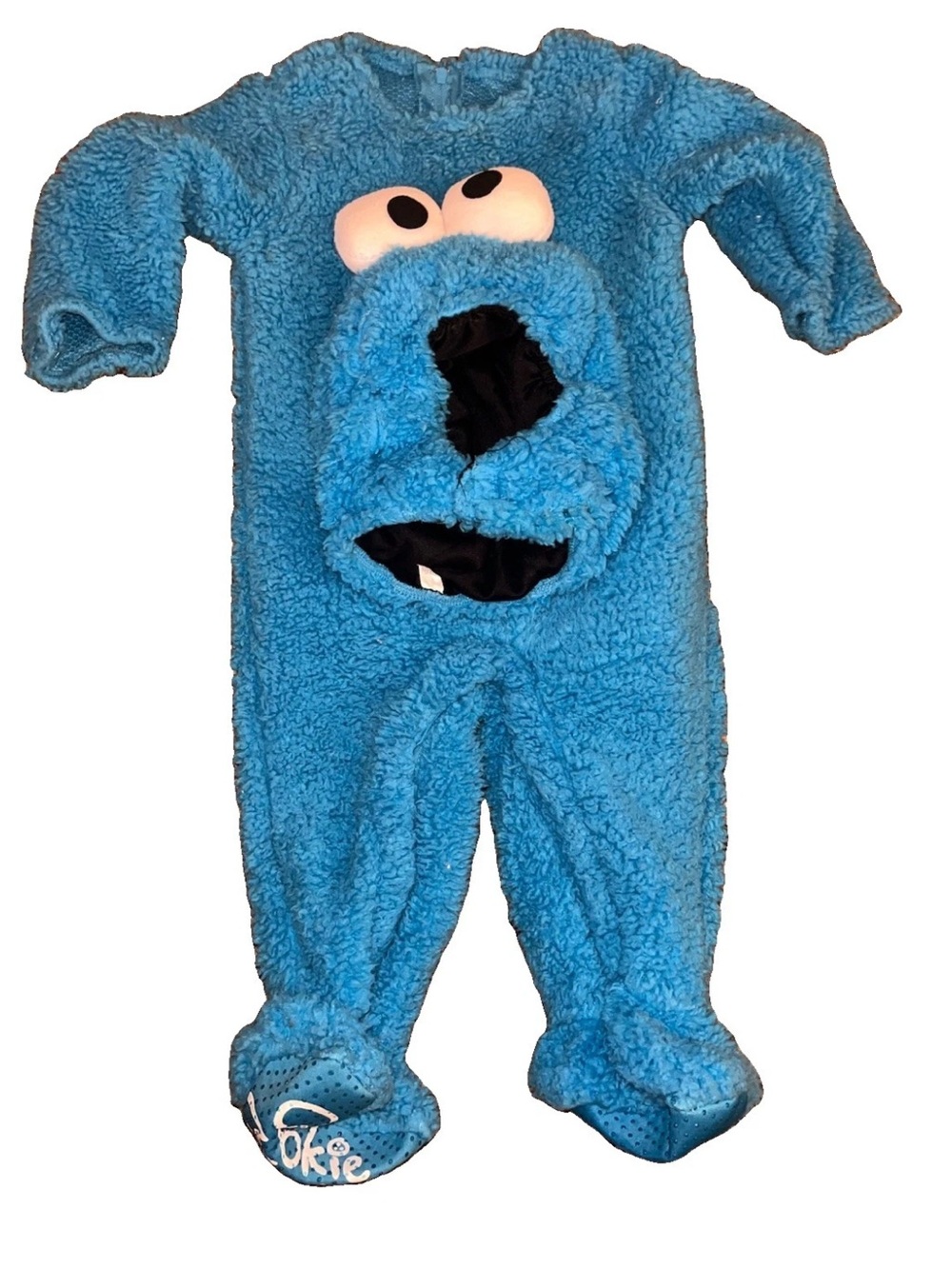 Spirit Halloween Baby Cookie Monster Sesame Street Costume 6-12 Months